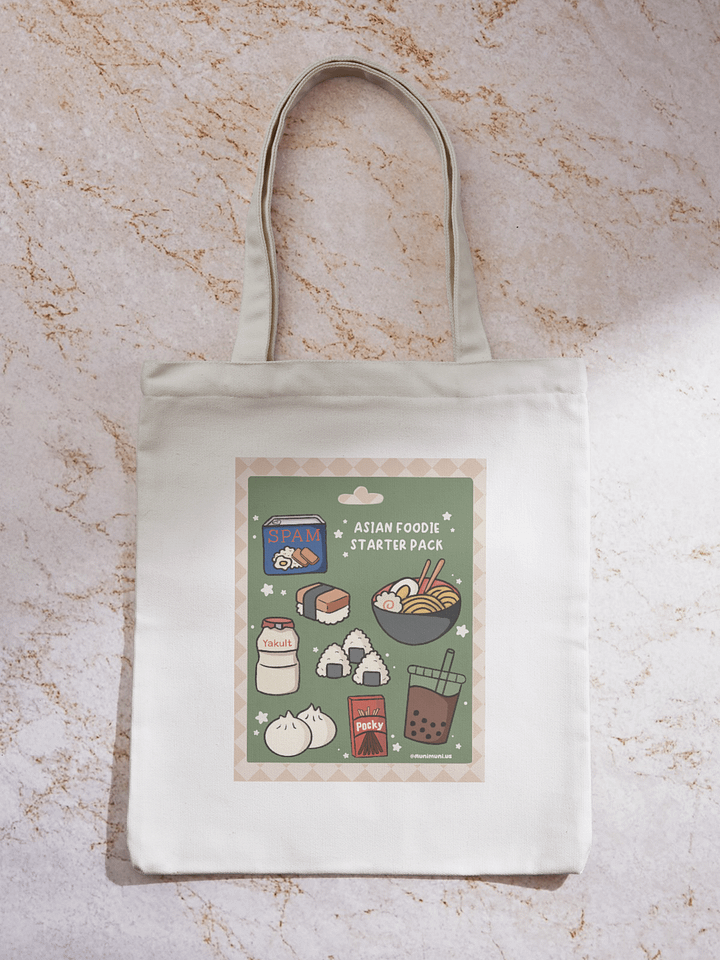 Asian Foodie Canvas Tote Bag product image (1)