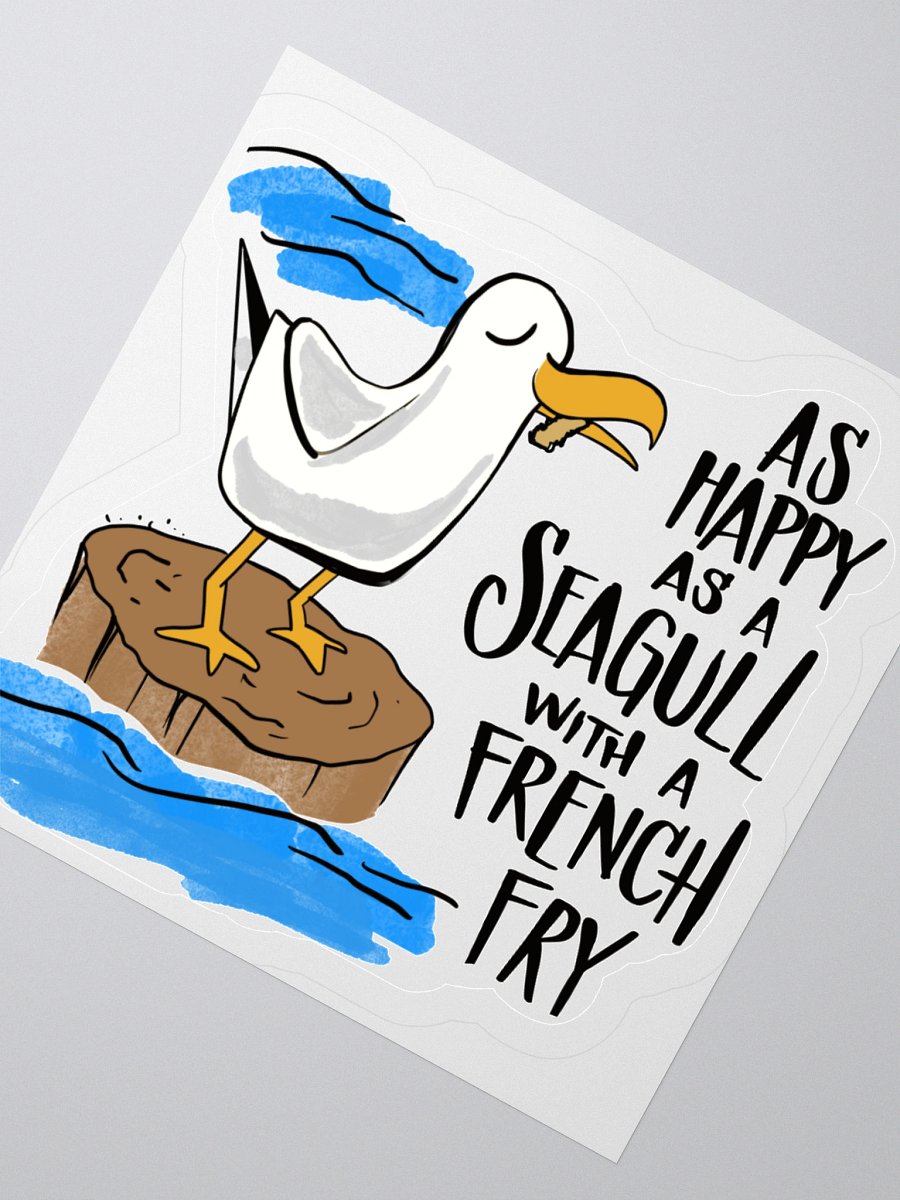 Happy as a Seagull Sticker product image (2)