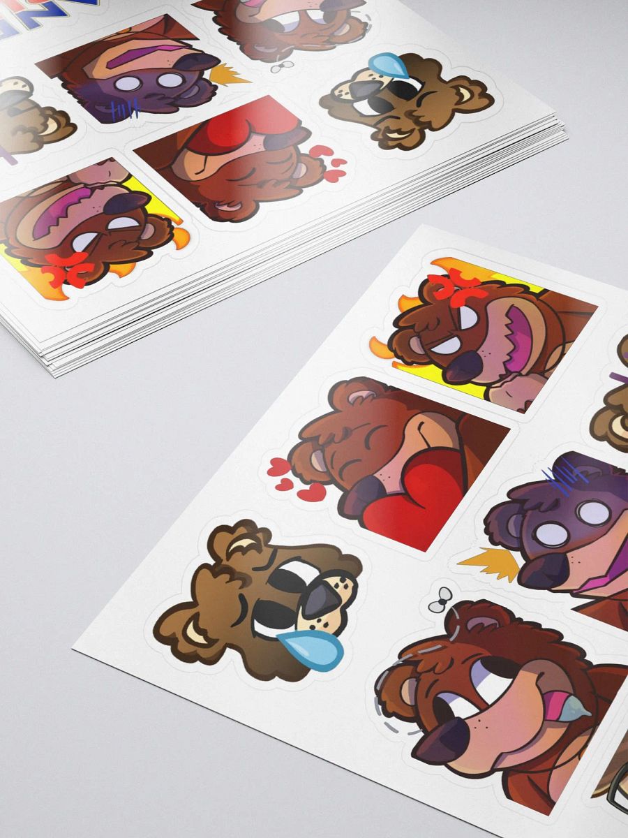 Emote Sticker Sheet product image (5)