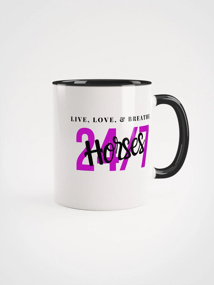 Live, Love, & Breathe Horses 24/7 Mug product image (3)
