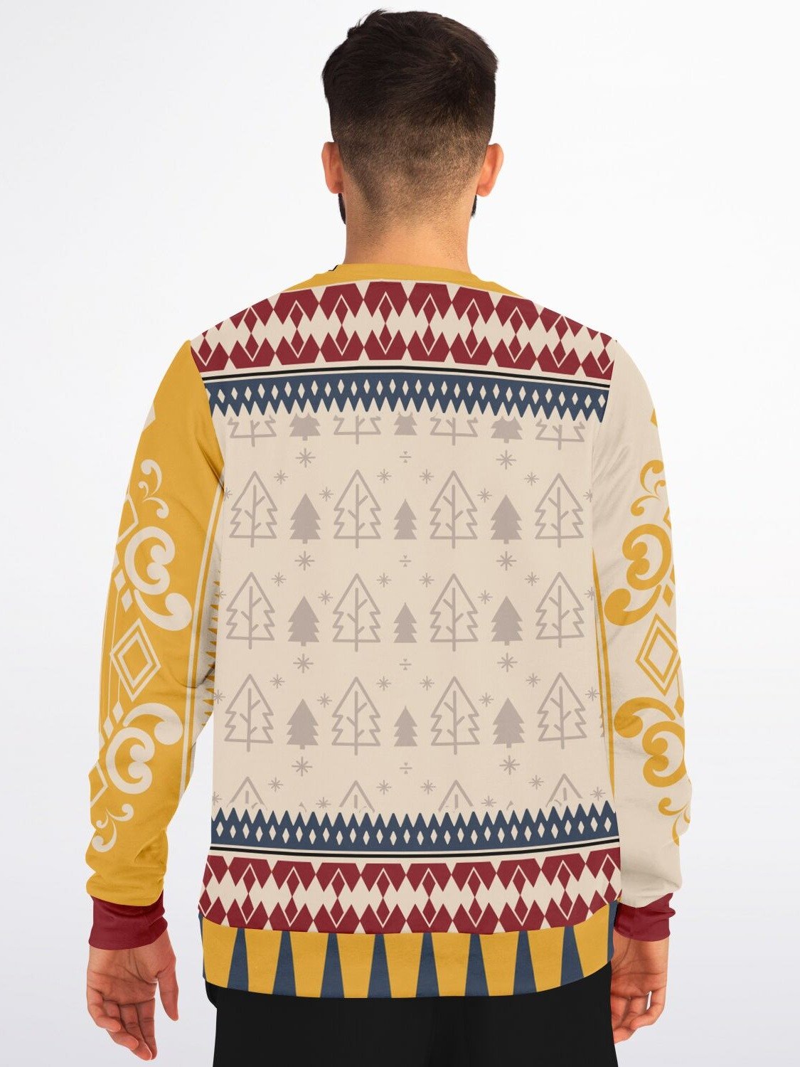 "Pass Joints Not Judgement" Sweatshirt | Retro Stoner Holiday Sweater | 420 Christmas Party Outfit product image (2)