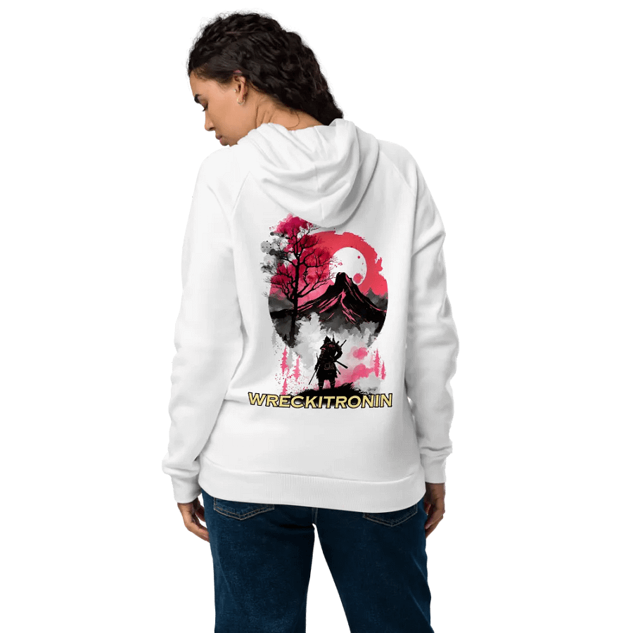 Ronin White pull over hoodie product image (8)