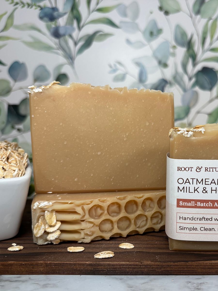Oatmeal, Milk & Honey Bar Soap product image (2)
