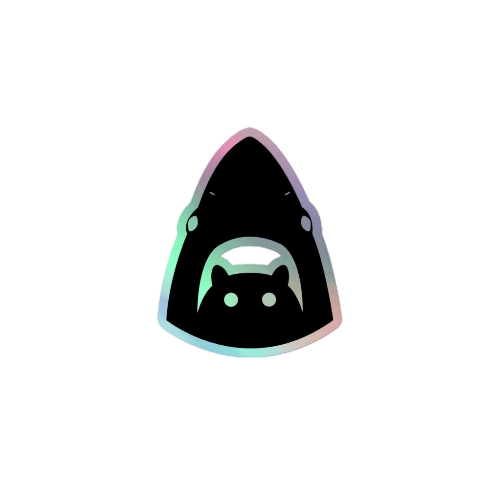 Holographic Chomp Sticker product image (1)