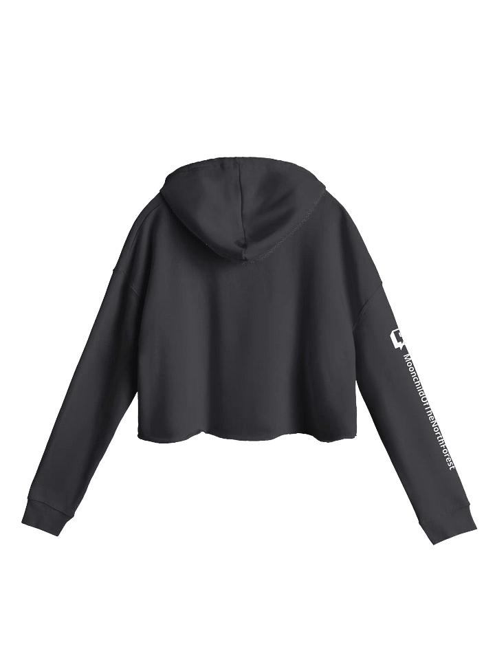 Northern Saw-whet Owl Lightweight Crop Hoodie - Rainbow (Dark Colours) product image (4)