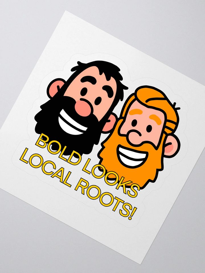 Bold Looks Local Roots Kiss Cut Stickers product image (8)