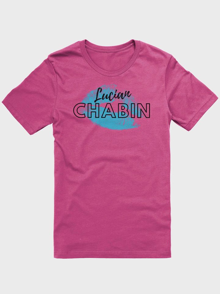 Lucian Chabin Black Text Blue Design Tee product image (8)
