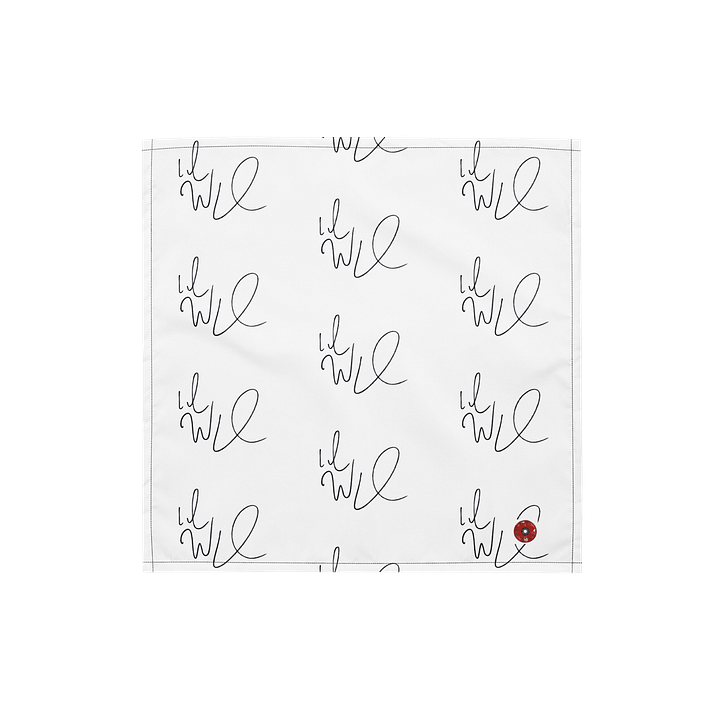 Pixelated Poetry All-Over Bandana product image (1)