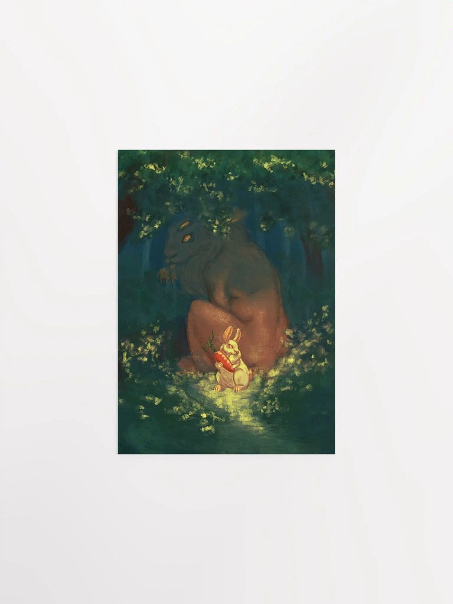 Bunny forest poster product image (3)