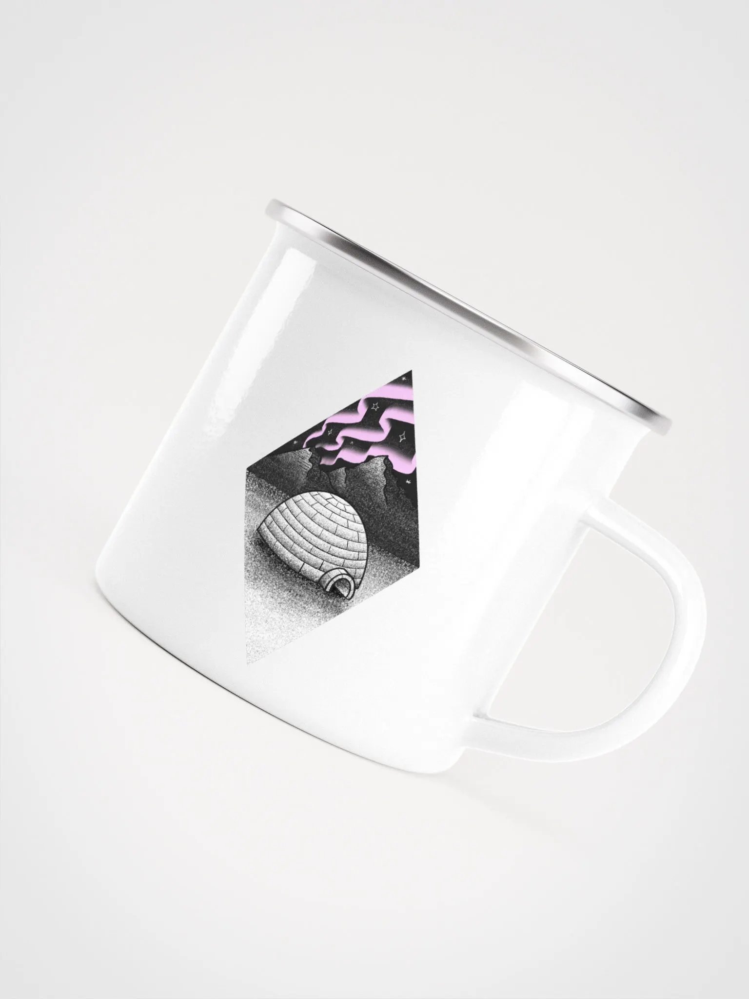 northern lights enamel mug product image (2)