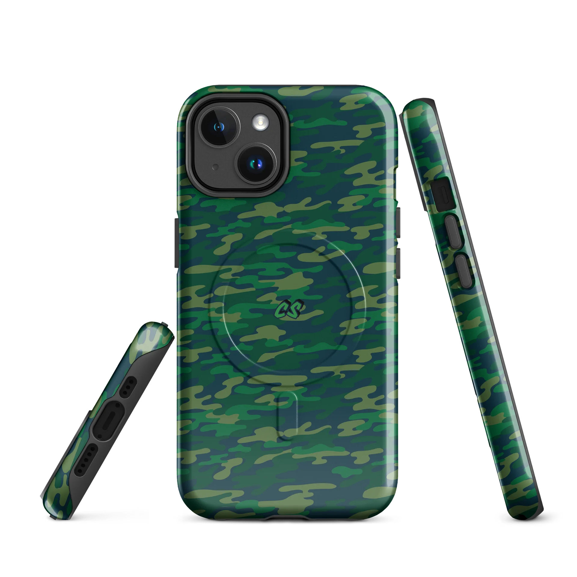 CS iphone Case. Green Wood Camo product image (1)