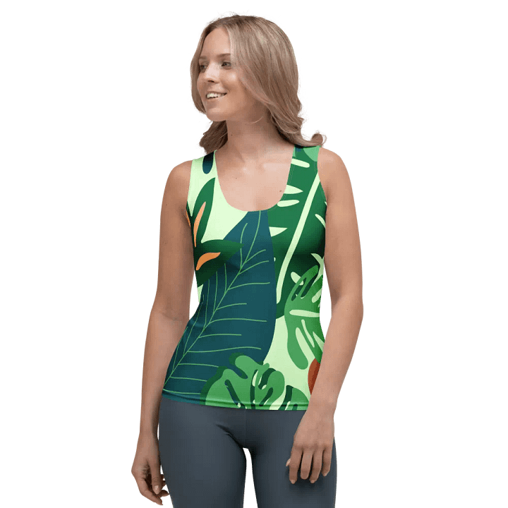 Vibrant Leaves All-Over Tank Top product image (1)