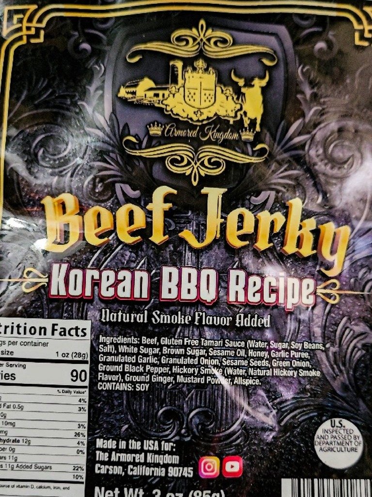 The Armored Kingdom Korean BBQ Recipe Jerky product image (5)