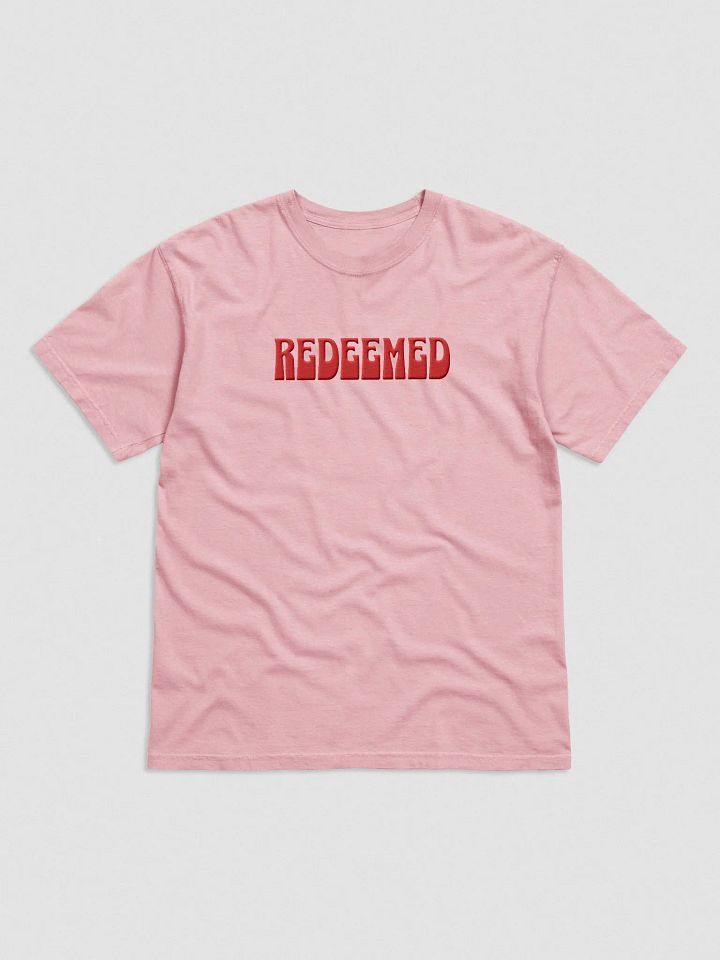Redeemed Embroidered T-Shirt – Minimalist Christian Comfort Colors Tee – Faith-Based Apparel for Women & Men product image (9)