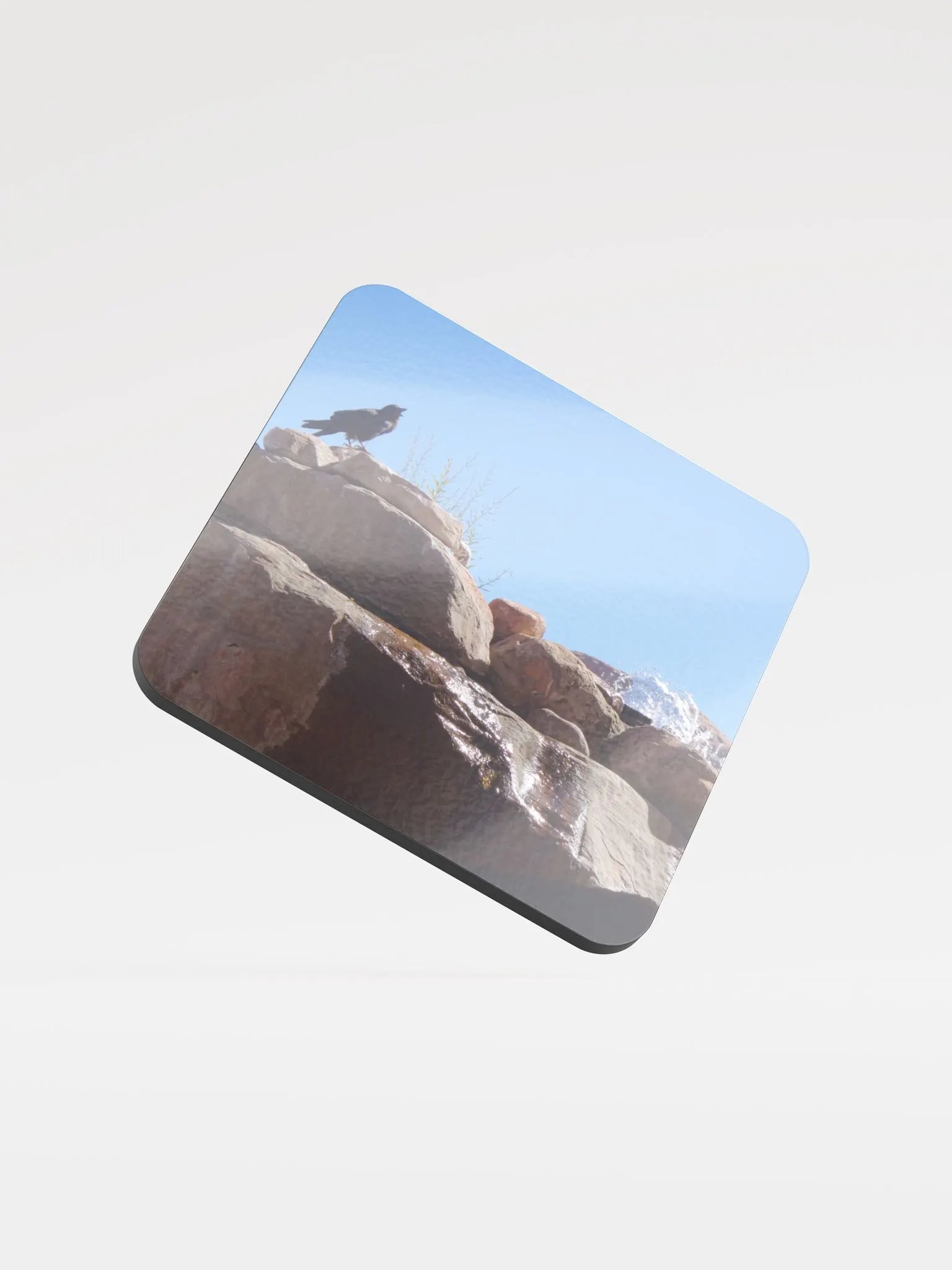 "Fortitude" Glossed Cork Coaster product image (1)