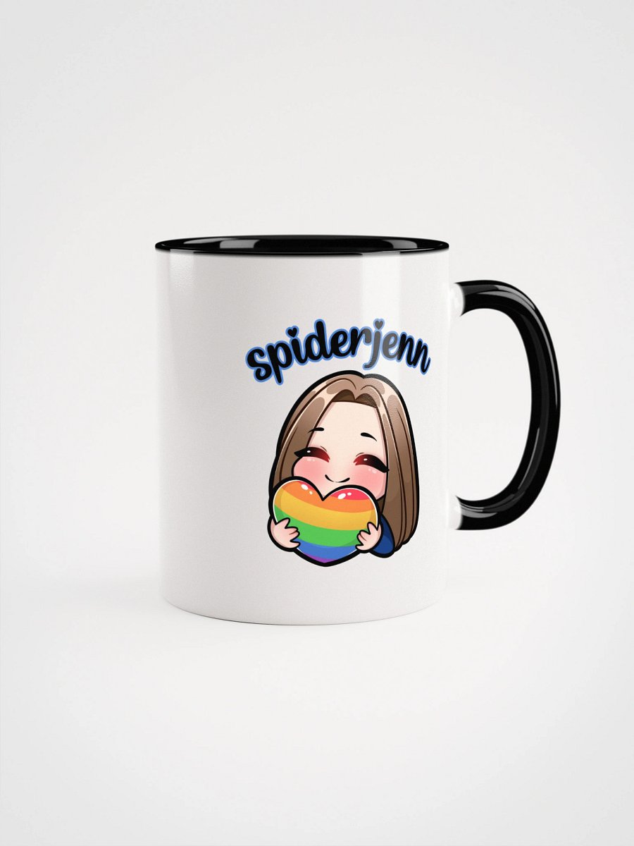 SpiderJenn Rainbow Heart Mug product image (8)