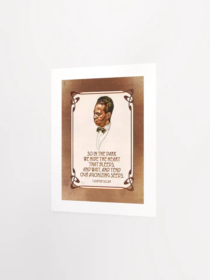 Countee Cullen: "Agonizing Seeds" Quote - Print product image (2)