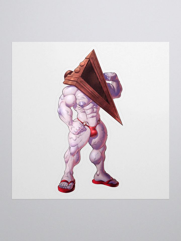 Silent Hill Summer Pyramid Head Sticker product image (1)