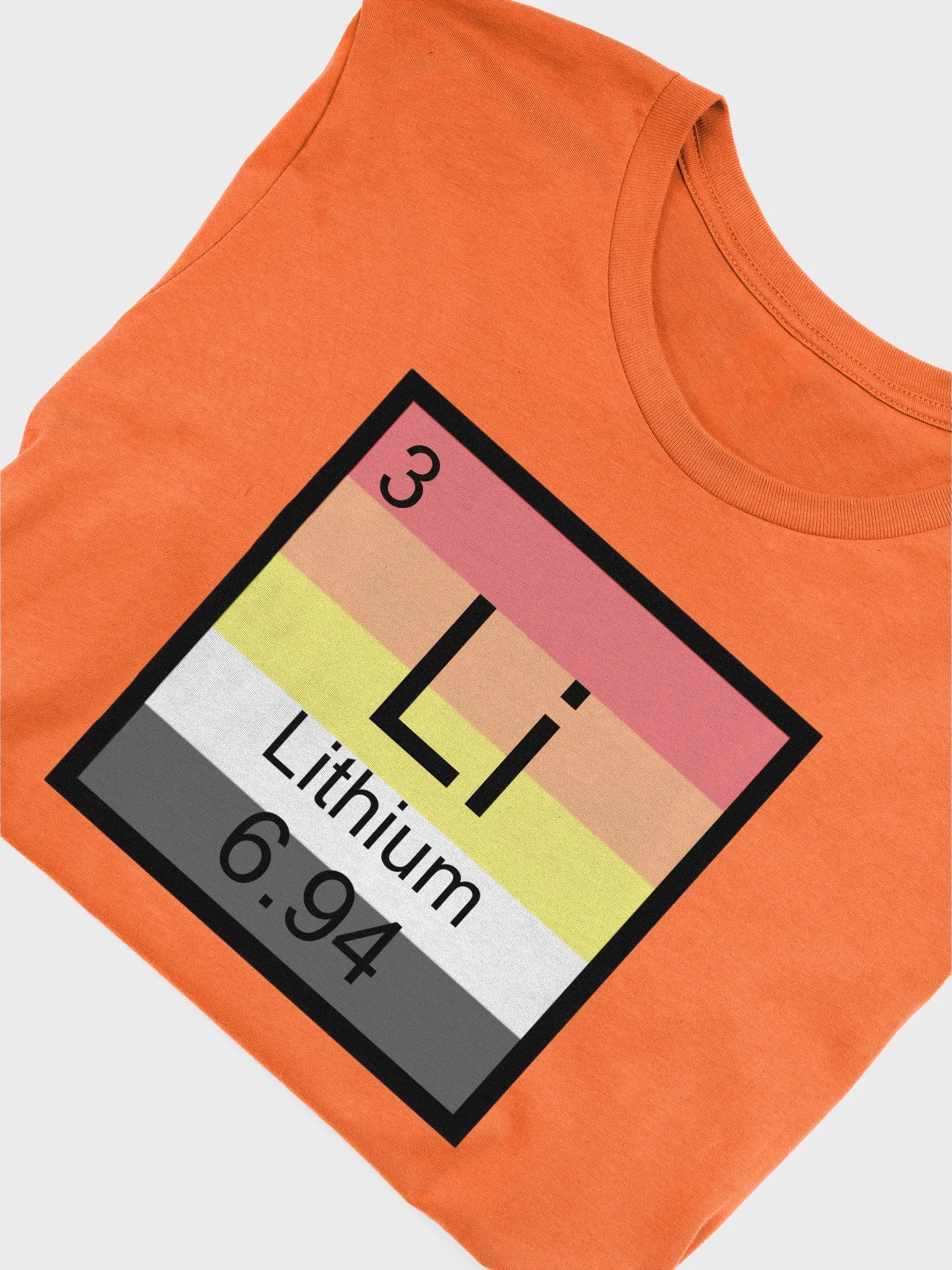 lith periodic table t-shirt product image (5)
