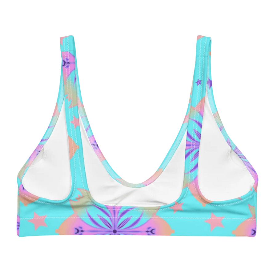 Pretty Pastel Bow Pattern Padded Bikini Top product image (4)