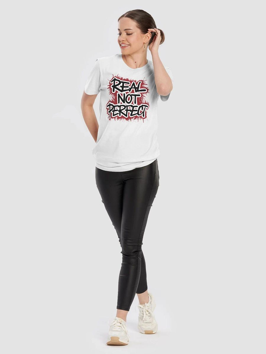 Real not Perfect | Unisex Bella+Canvas Supersoft T-Shirt product image (4)