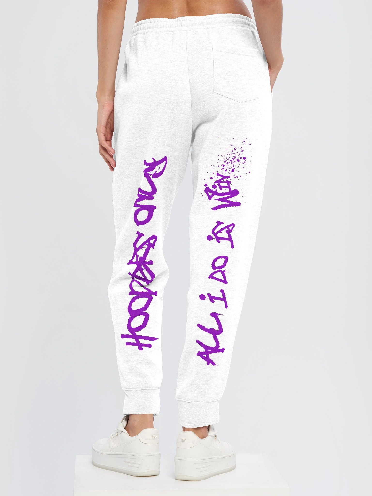 Alien Joggers - WHITE product image (5)