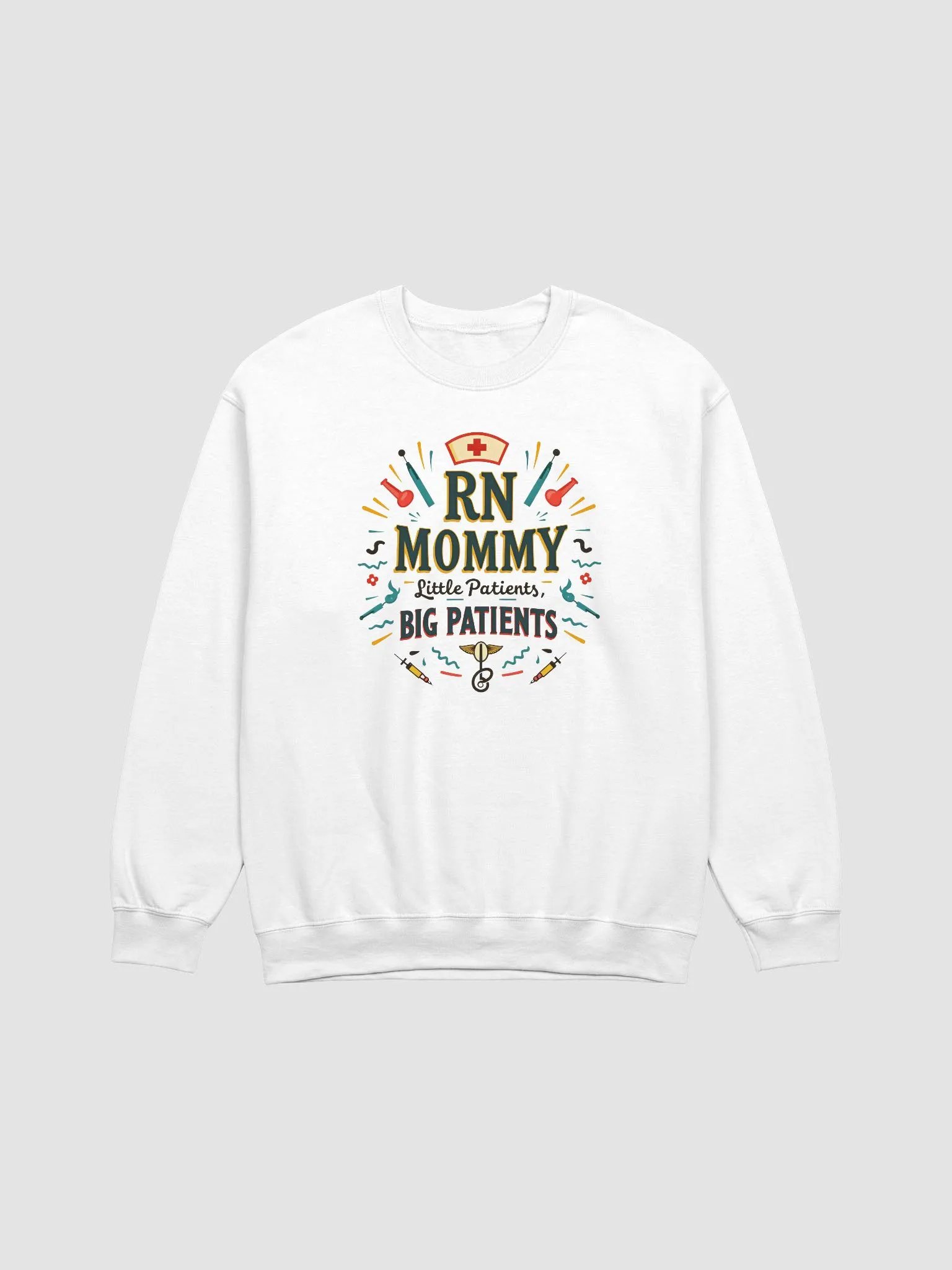 RN MOMMY Medical Crewneck Sweatshirt product image (9)