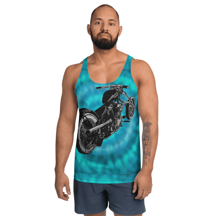 motorbike blues tank top product image (2)