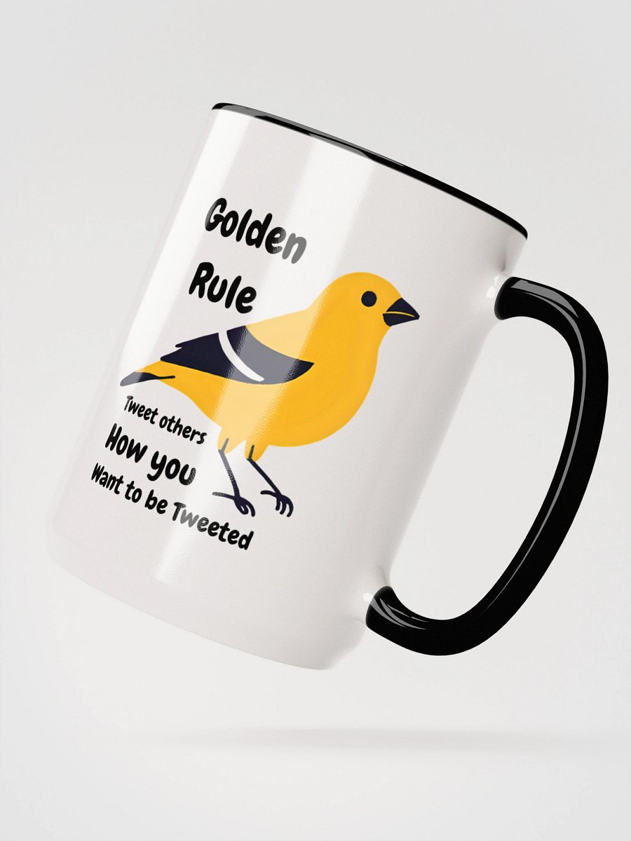 The Golden Rule Yellow Bird Coffee Cup / Tea Mug product image (3)