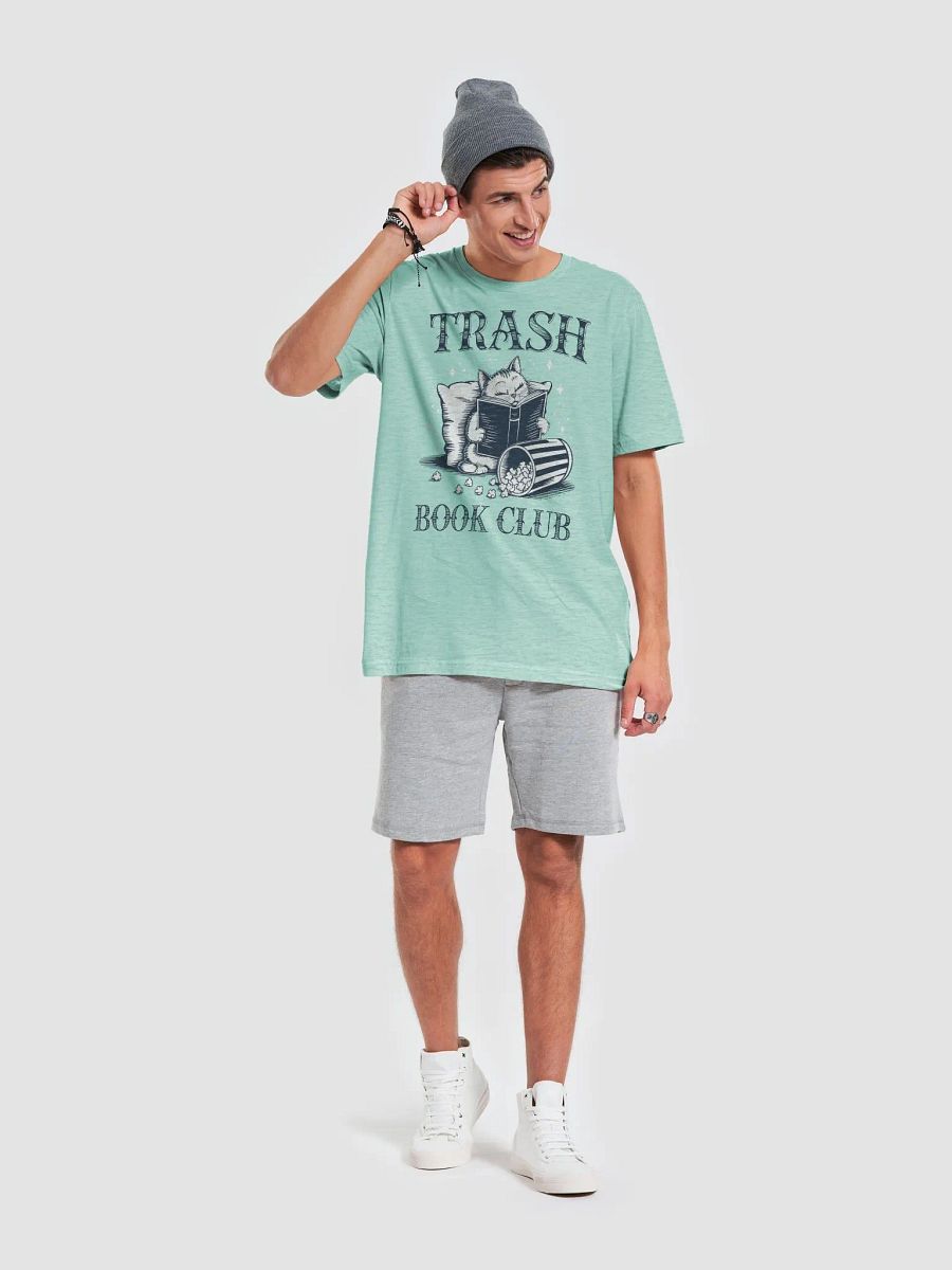 Trashy Book Club Cat T-Shirt product image (7)