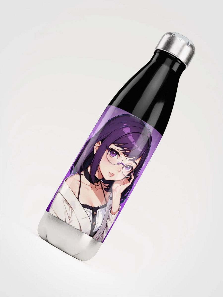 (Purple WAIFU) K Stainless Steel Water Bottle product image (4)