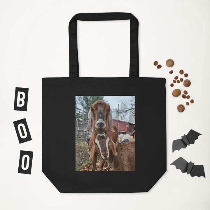 Giant Goats tote bag (Dragon one side Wilson & Patrick the other) product image (2)