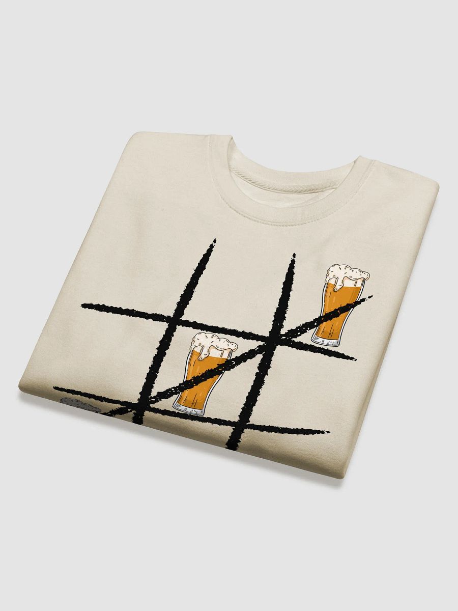 Beer TacToe Sweatshirt – Funny Drinking Game Pullover for Beer Lovers product image (32)