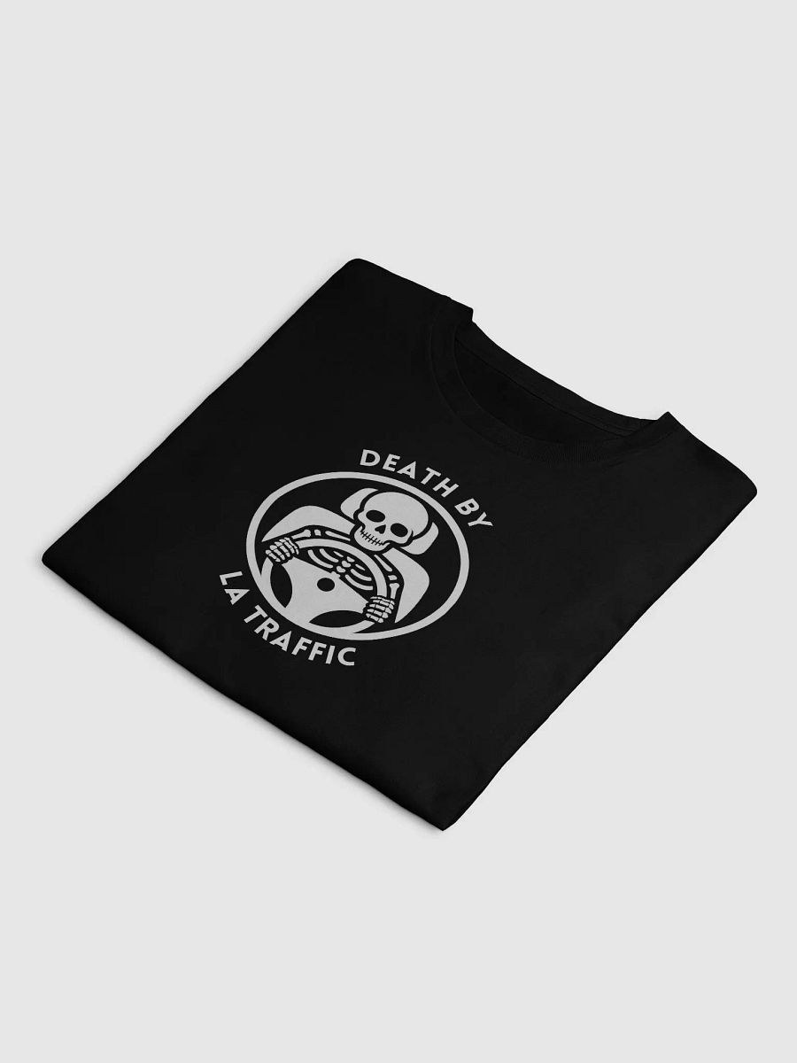 Death by LA Traffic Black Crop Top - High-End Quality Fabric product image (4)