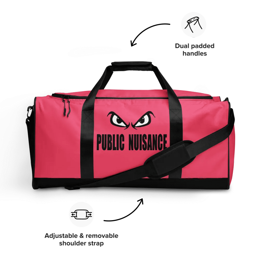 Public Nuisance: Pink Duffle Bag product image (9)
