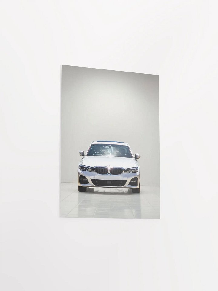 White Car Poster product image (2)