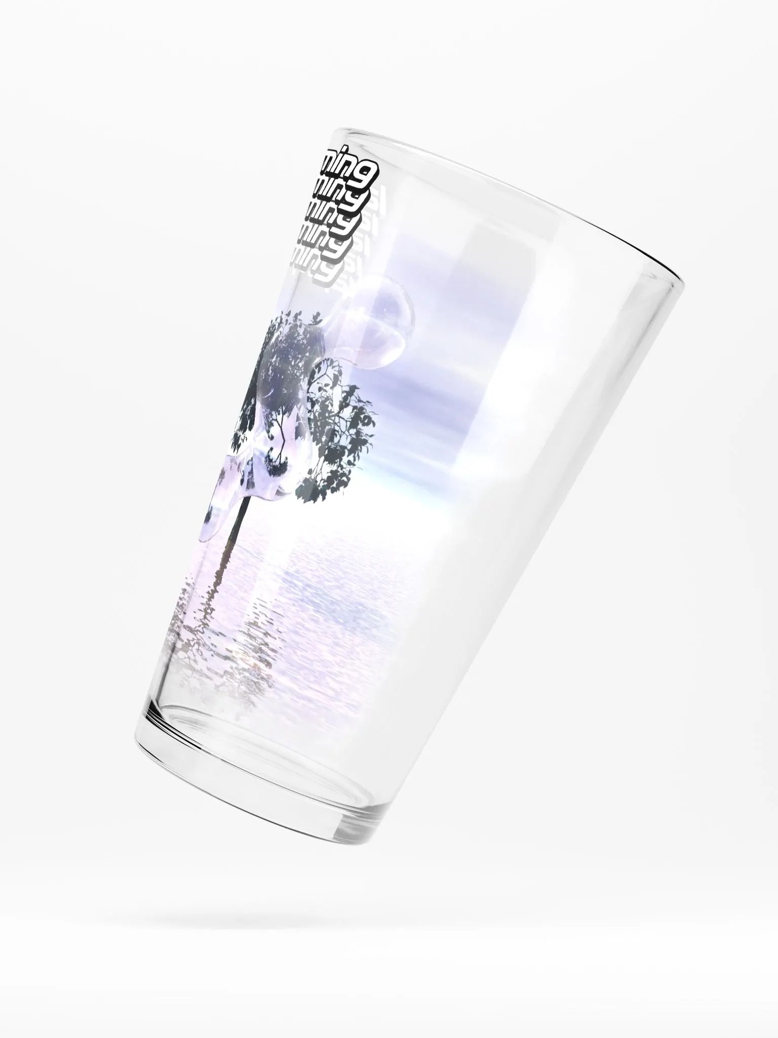 Laptop gaming Y2K PINT GLASS product image (5)
