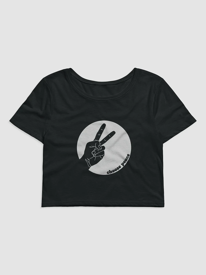 Choose Peace Crop T-Shirt product image (2)