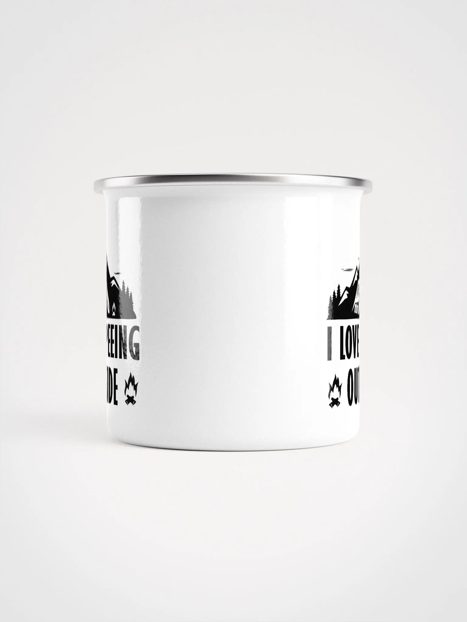 I Love Peeing Outside Enamel Mug product image (2)