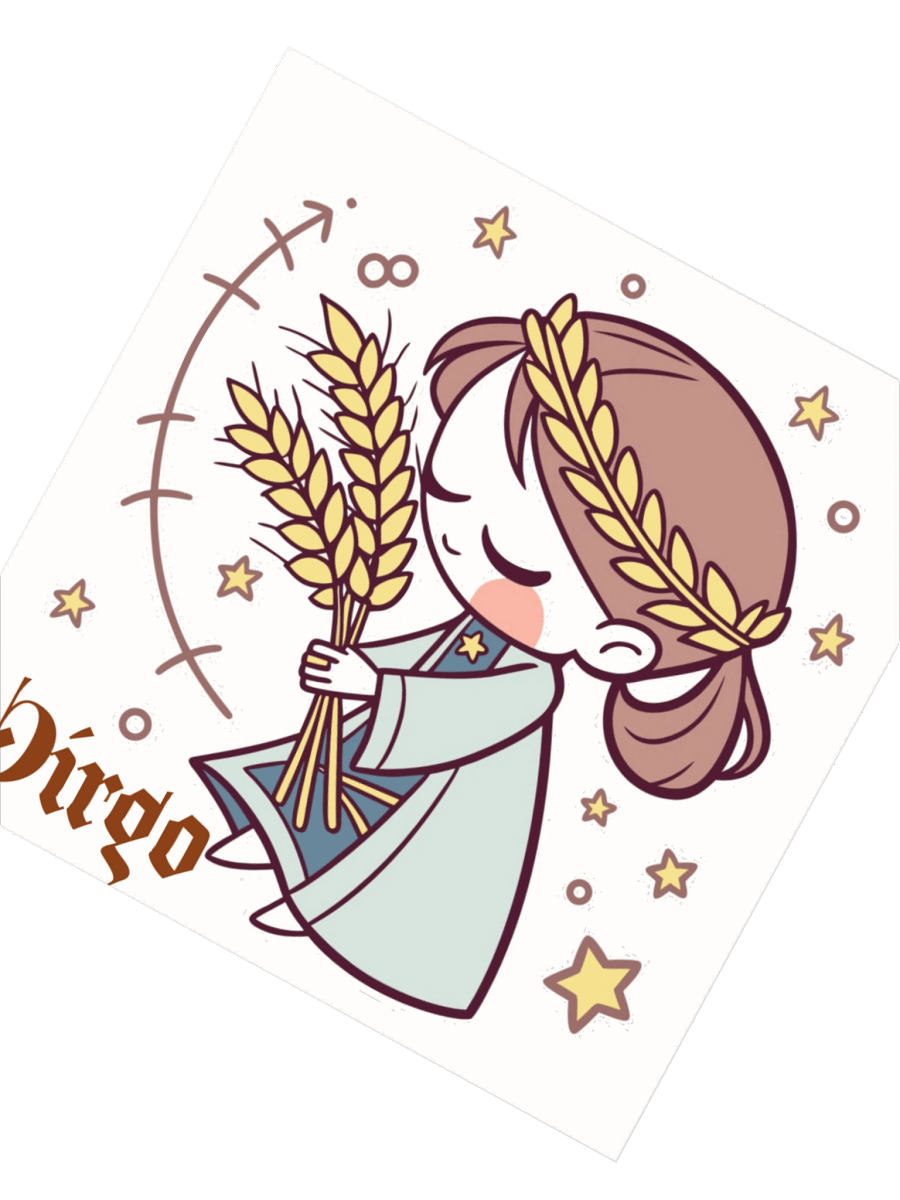 Virgo Zodiac Kiss Cut Stickers product image (8)