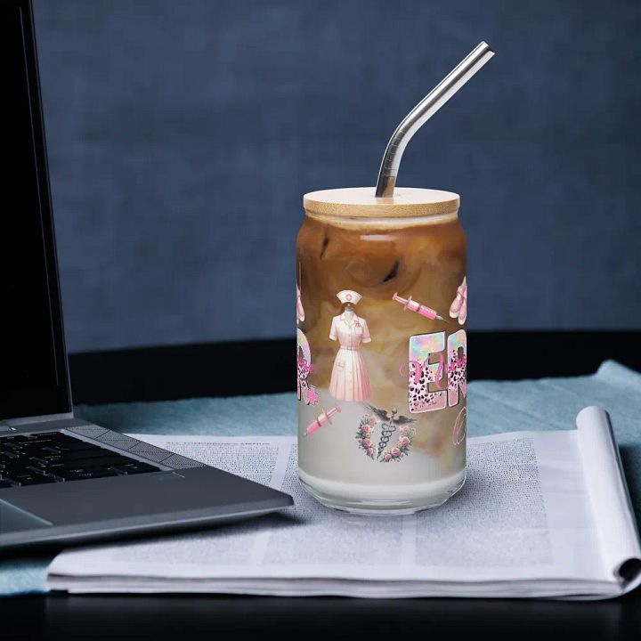 Libby Glass Can-Shaped Glass Mug ER Nurse product image (1)