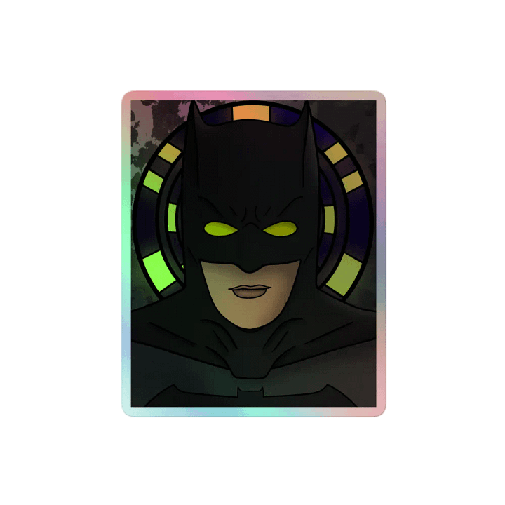 The winged crusader Holographic Sticker product image (2)