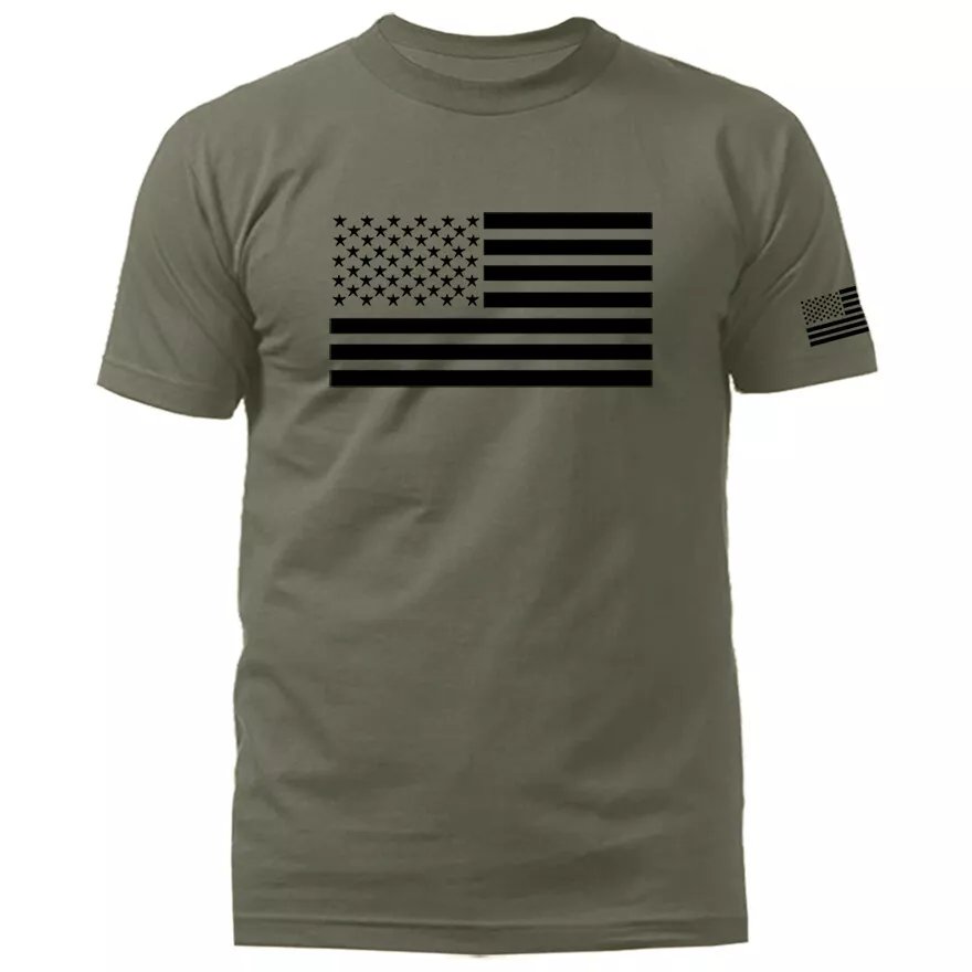 New ProductUS Flag Crest USA American Pride Patriot Patriotic Graphic T-shirt product image (1)