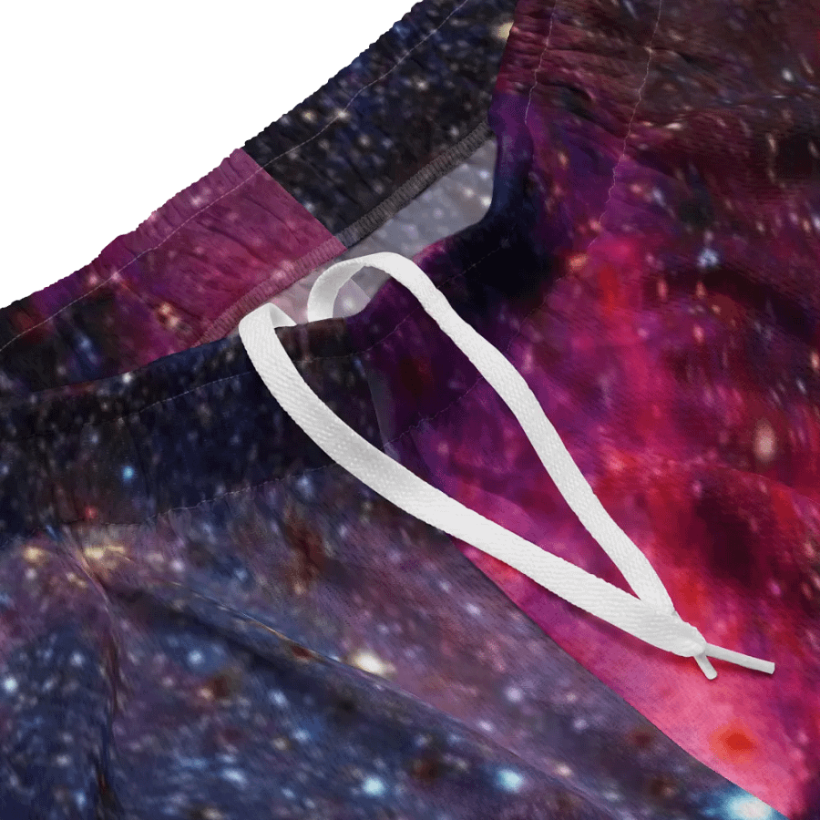 Shorts aus recyceltem Mesh mit Allover-Print, Unisex, Galaxy product image (3)