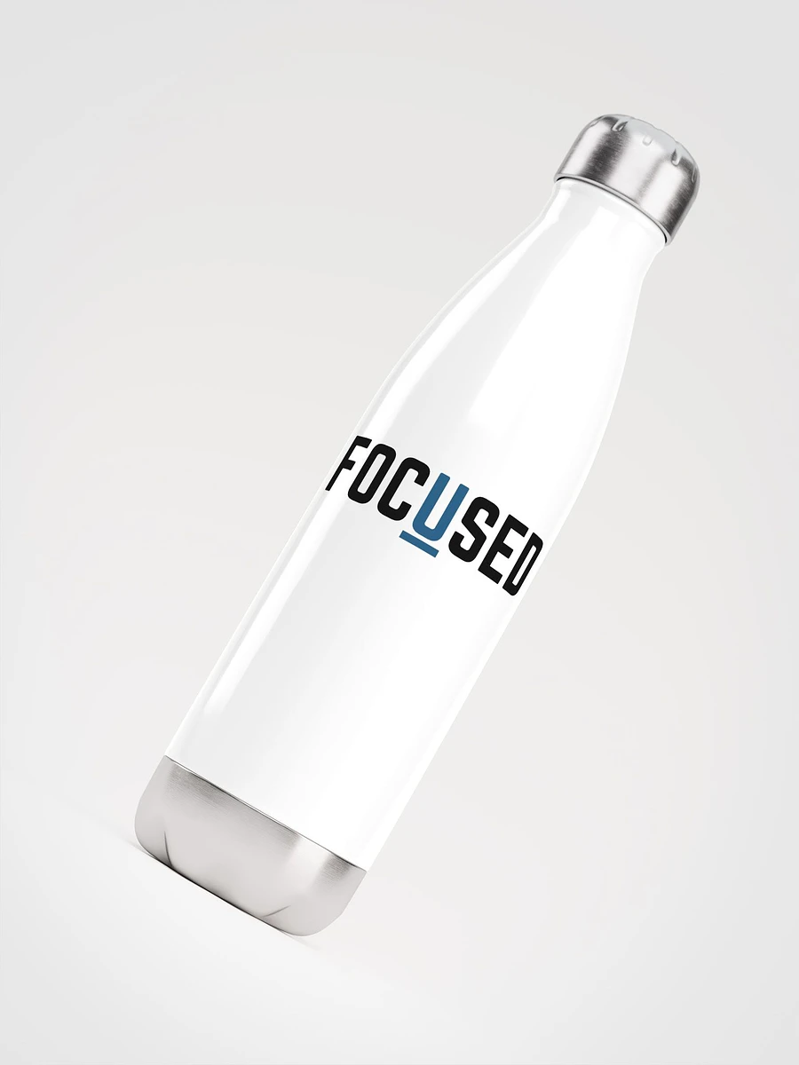 FOCUSED Stainless Steel Water Bottle (White) product image (4)