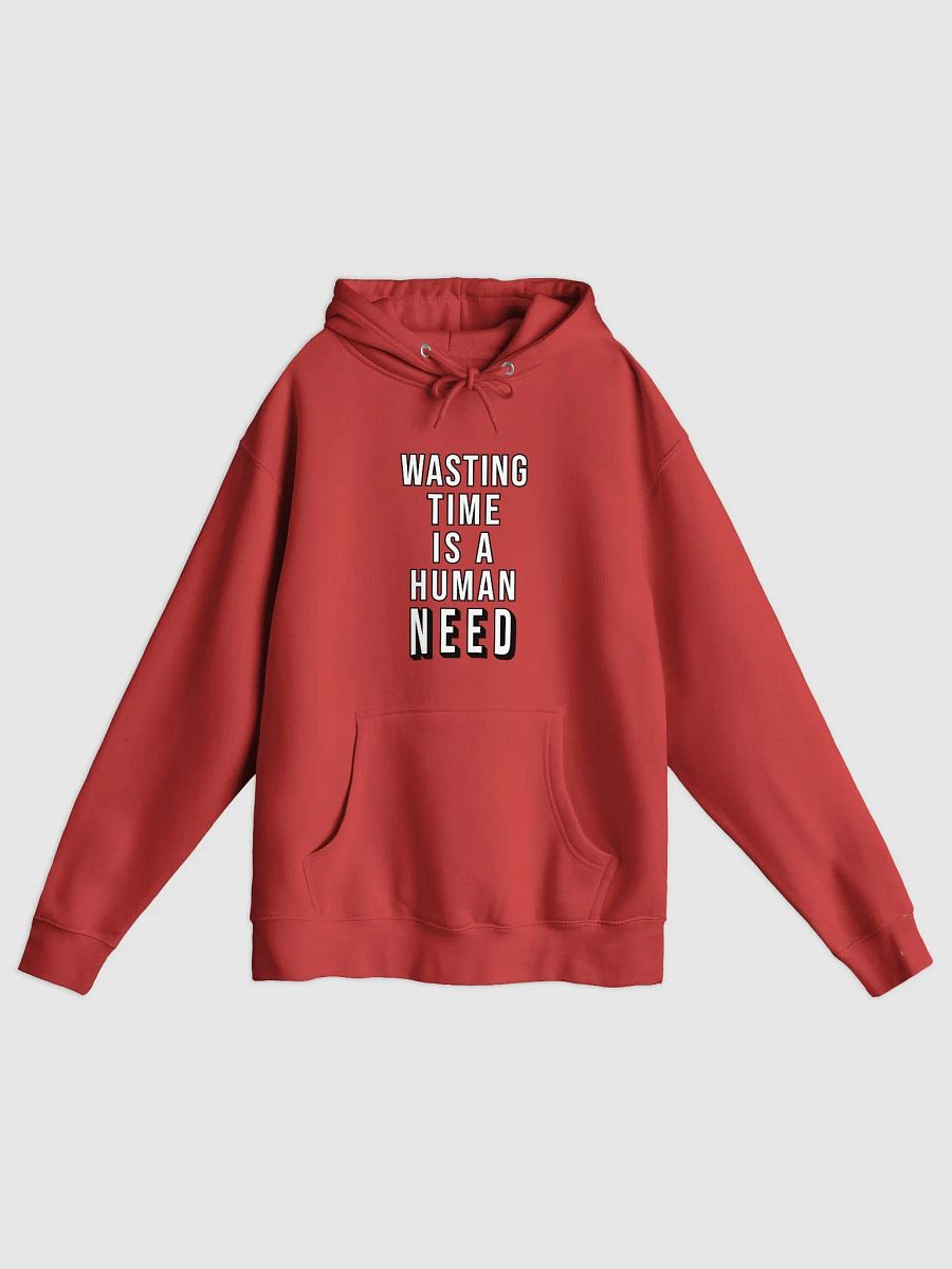 Wasting Time Hoodie (Red) DTFX product image (1)