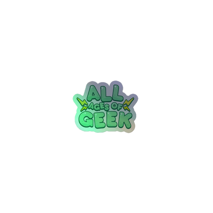 All Ages of Geek Shiny Sticker product image (2)