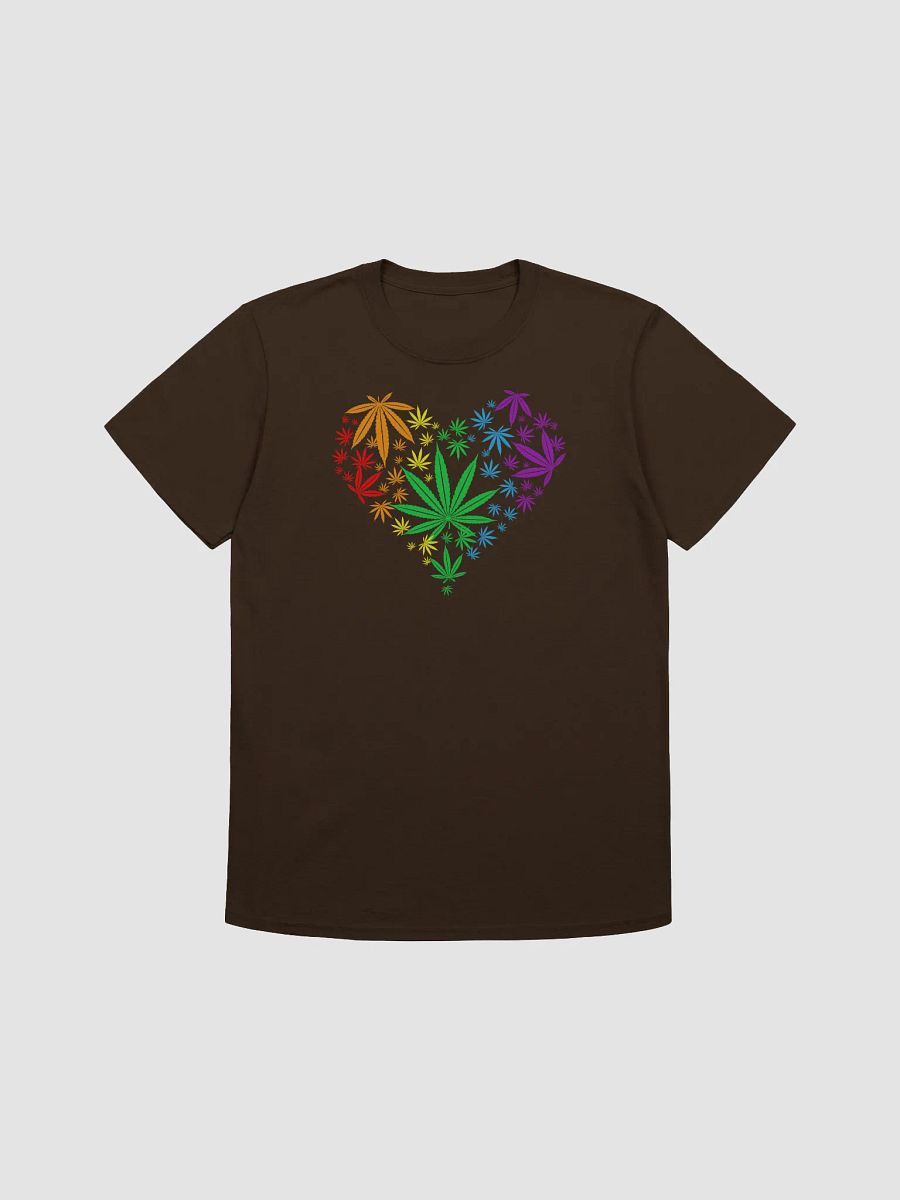 Rainbow Leaves Heart Unisex T-Shirt product image (31)