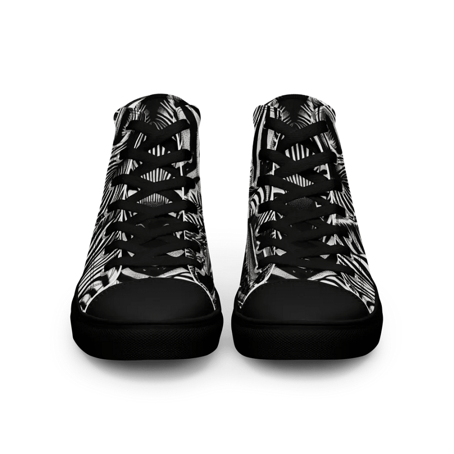 Zebra Dreams High Top Canvas Shoes product image (4)