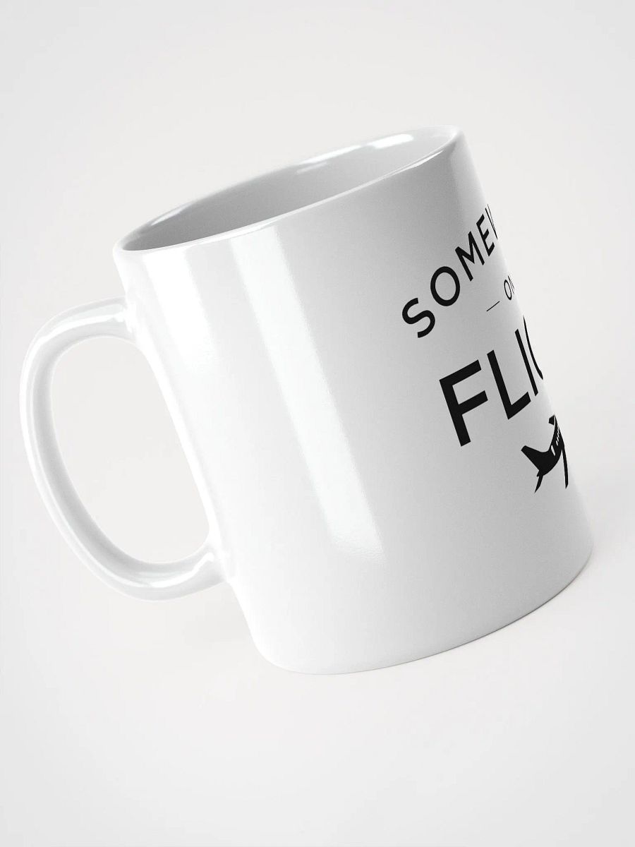 Somewhere on a Flight Mug - White product image (5)
